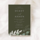 Search for olive leaf invitations Elegant
