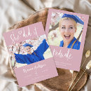 Search for blush pink graduation invitations High school