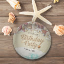 Search for sea shell plates Birthday