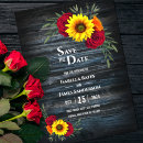 Search for barn wedding save the dates Sunflower