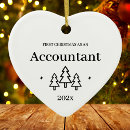 Search for accountant christmas tree decorations Black and white