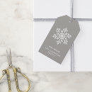Search for grey gift tags Snowflake