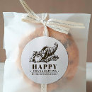 Search for thanksgiving round stickers Simple