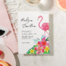 Search for flamingo wedding invitations Destination