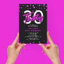 Search for neon pink invitations Glow
