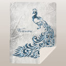 Search for peacock blue blankets Birds