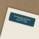 Search for teal blue return address labels Birthday