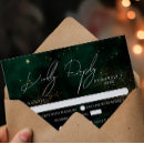 Search for emerald green and gold wedding rsvp cards Typography