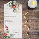 Search for red christmas wedding invitations Berries