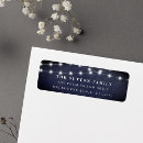 Search for garland return address labels Elegant
