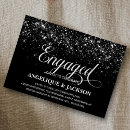 Search for glitter engagement party invitations Engaged