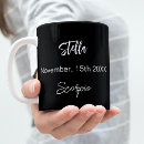 Search for scorpio constellation mugs Black
