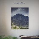 Search for mountains in clouds posters Panorama
