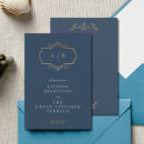 Search for royal blue wedding reception invitations Vintage