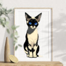 Search for siamese cat art Illustration