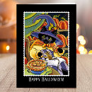 Search for cat halloween cards Whimsical