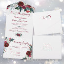 Search for rustic christmas wedding invitations Elegant