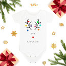 Search for christmas baby bodysuits Reindeer
