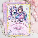 Search for princess 3rd birthday invitations Purple