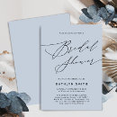 Search for dusty blue bridal shower invitations Chic