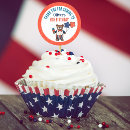 Search for red white blue thank you stickers 4th of july