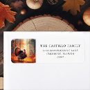 Search for turkey return address labels Watercolor