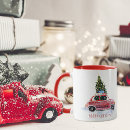 Search for vintage red car mugs Rustic