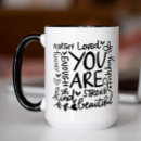 Search for beautiful words mugs Inspirational