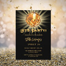 Search for disco sweet 16 invitations Black