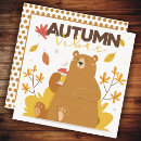 Search for cute coffee note cards Autumn