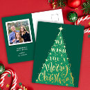 Search for metallic christmas cards Calligraphy