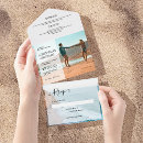 Search for 3 in one wedding invitations Rustic
