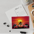 Search for sunset palm postcards Retro