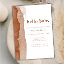 Search for abstract baby shower invitations Desert