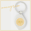 Search for yellow flowers key rings Gold