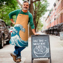 Search for great wave aprons Woodcut