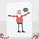 Search for hipster santa christmas cards Modern
