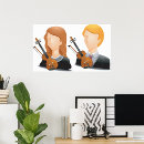 Search for violinists posters Musical instrument