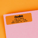 Search for pumpkins return address labels Spooky