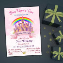 Search for cute princess castle birthday invitations For her