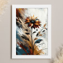 Search for abstract flower art Trendy boho chic