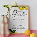 Search for rustic signature drinks wedding signs For her