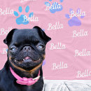 Search for pink paw prints blankets Puppy