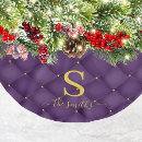 Search for purple and gold tree skirts Elegant