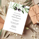 Search for olive branch wedding invitations Fall