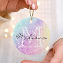 Search for iridescent christmas tree decorations For her