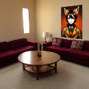 Search for black fox art Portrait