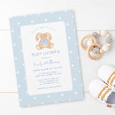 Search for bunny baby boy shower invitations Vintage