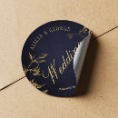 Search for navy blue gold wedding stickers Vintage
