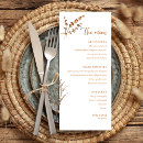 Search for boho wedding menus Fall